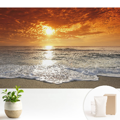 Samolepící tapeta Úžasný západ slunce míru