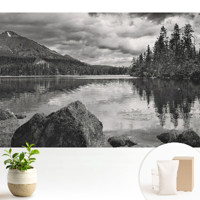 Tapeta do obyvaku Horská krajina jezero stromy