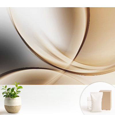 Tapeta s elegantní abstrakcí oblouků a křivek