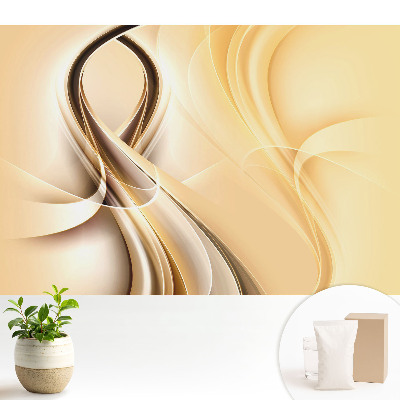 Tapeta Elegantní abstrakce v teplých odstínech