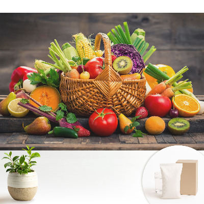 Tapeta na zeď Košík plný přírody