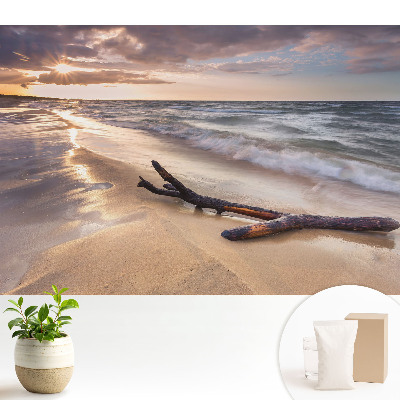 Tapeta do obyvaku Západ slunce nad mořem