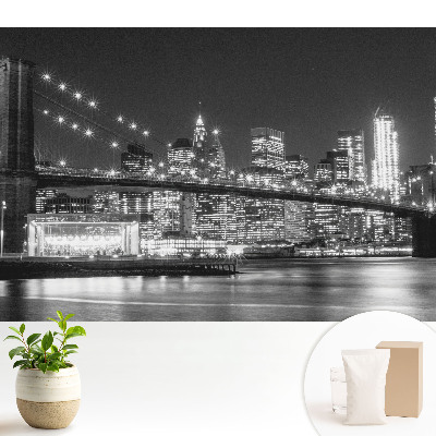 Samolepící tapeta Město v noci, úchvatné panorama