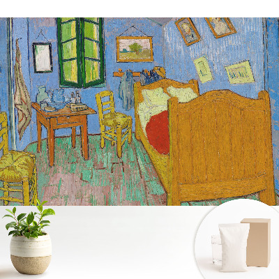 Tapeta na zeď Rustikální pokoj s dřevěným nábytkem