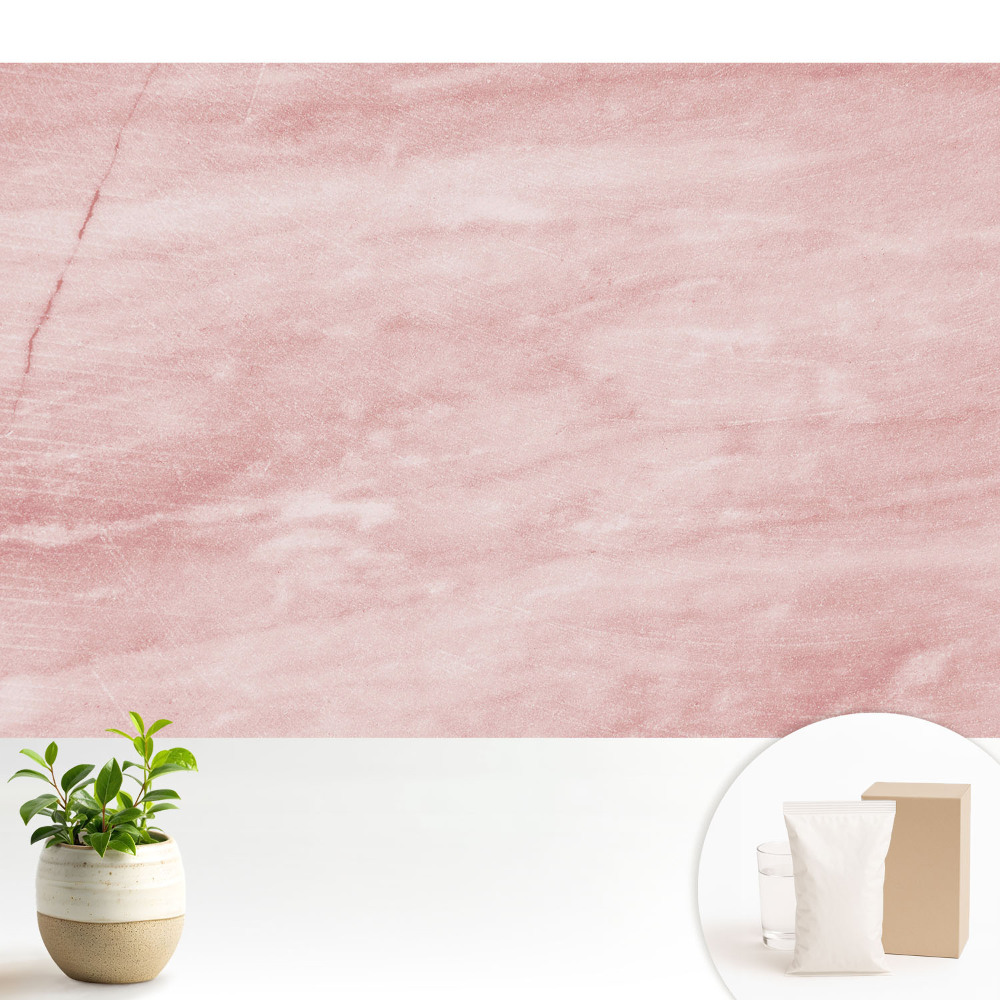 Tapeta na zeď s motivem růžového mramoru
