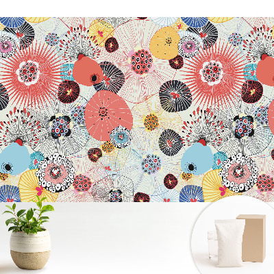 Tapeta na zeď Energie barev květinového vzoru