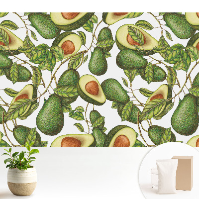 Tapeta na zeď Avokádo a zelené listy přírody