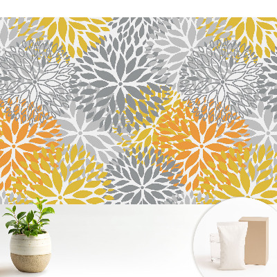 Samolepící tapeta Energie květinových symetrických vzorů