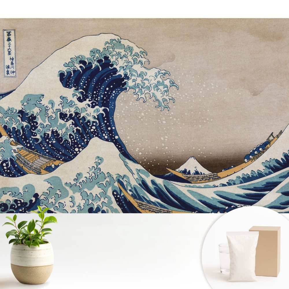 Tapeta v klasickém vlnitém stylu