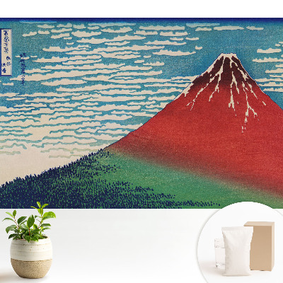 Tapeta Hora a mraky v japonském stylu