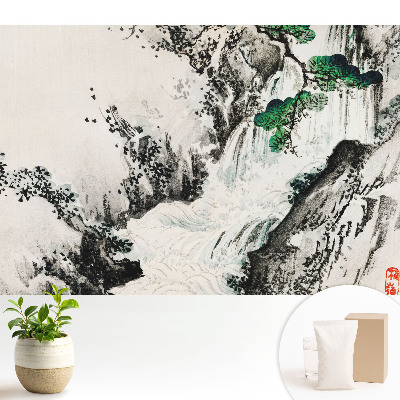 Samolepící tapeta Orientální vodopádová krajina