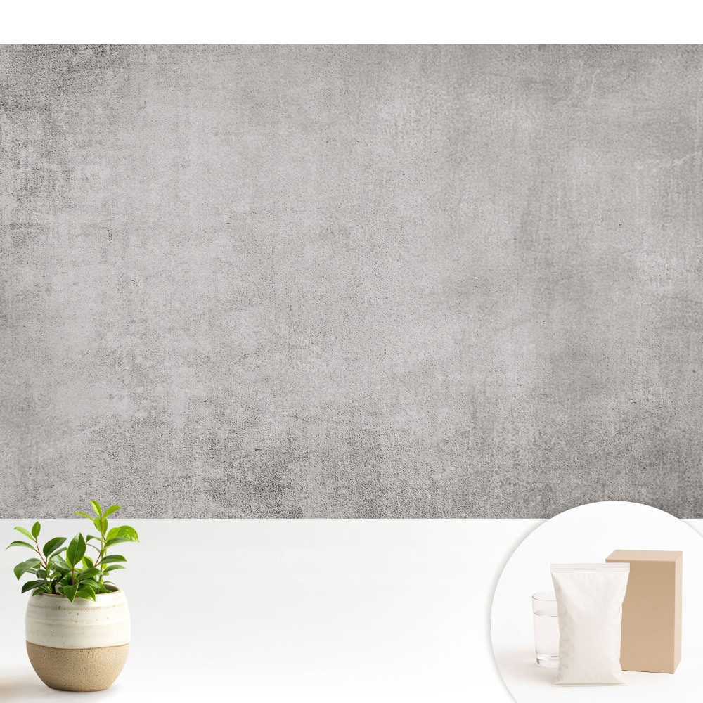 Samolepící tapeta s motivem betonového povrchu a minimalistickými detaily