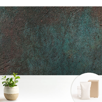 Tapeta na zeď s přírodními texturami s motivy země a vegetace vytvářející dojem hloubky