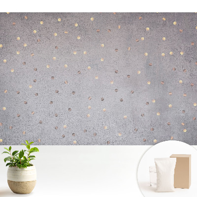 Tapeta do obývacího pokoje s moderním vzorem drobných teček