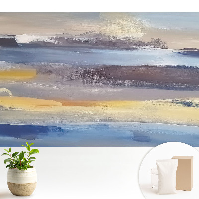 Tapeta na zeď Abstraktní krajina v jemných barvách
