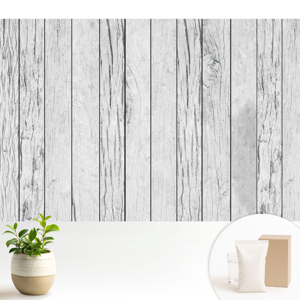 Tapeta s motivem rustikálních dřevěných prken