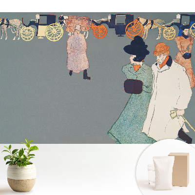 Samolepící tapeta Retro styl ilustrativní nostalgie