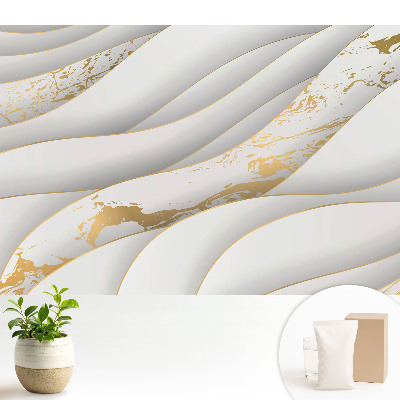 Tapeta do obývacího pokoje s abstraktním motivem vlny nazvaným Elegance