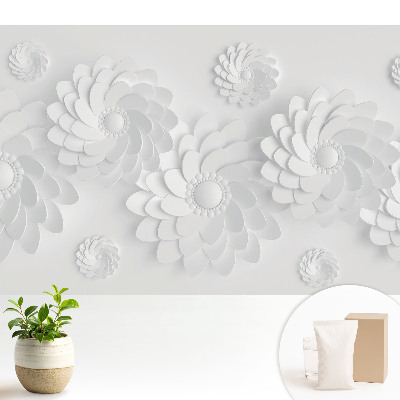 Tapeta na zeď Květinové spirály v moderním stylu