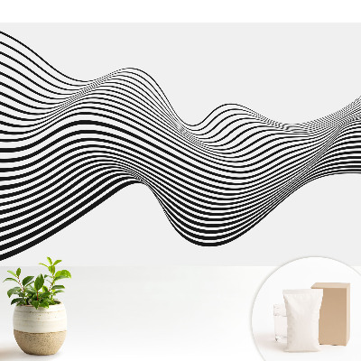 Tapeta do obyvaku Vlnité čáry minimalismus energie