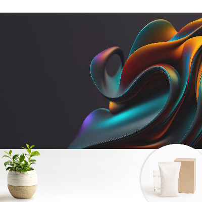 Tapeta s abstraktním vířivým motivem barev