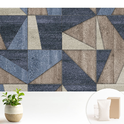 Tapeta na zeď Geometrická mozaika v zemitých tónech