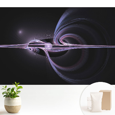 Tapeta s motivem fascinující symetrie čar a oblouků