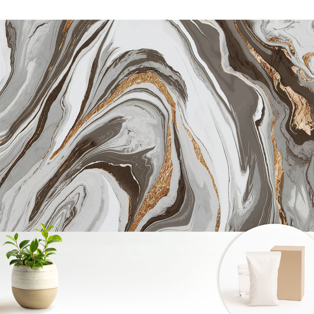 Tapeta s abstraktním mramorovým motivem