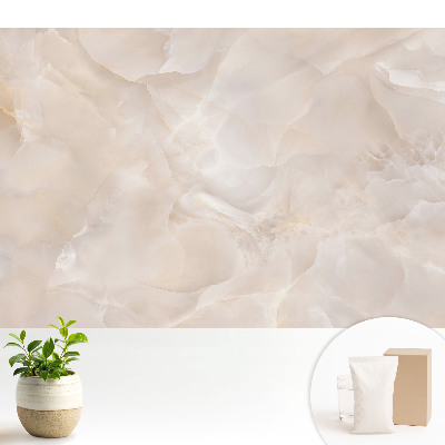 Tapeta do obývacího pokoje v moderním stylu s éterickým a decentním vzorem