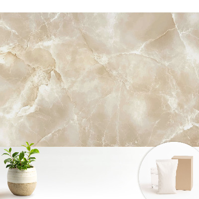 Tapeta s teplými kamennými vzory pro elegantní a harmonický vzhled