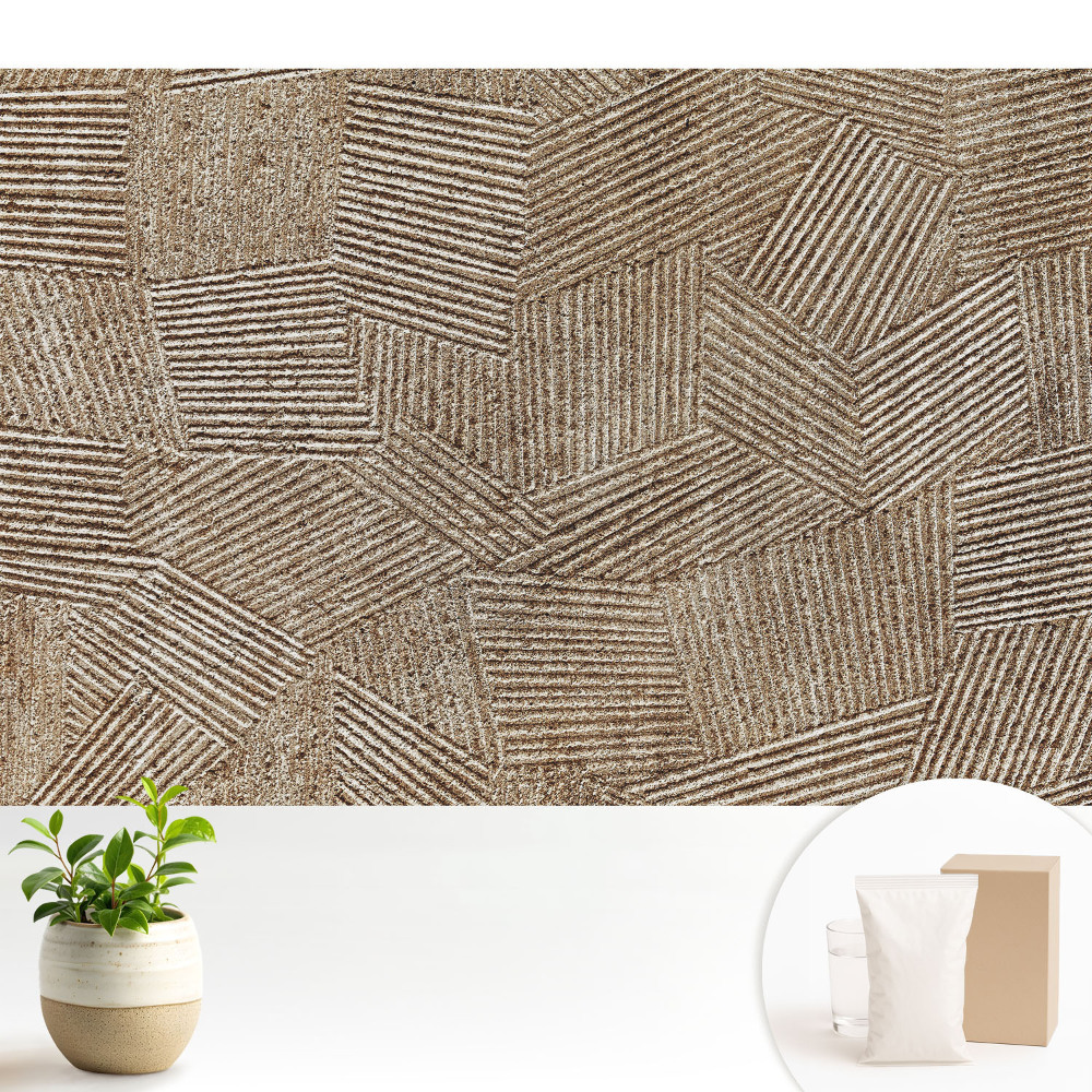 Tapeta na zeď s harmonií geometrických vzorů