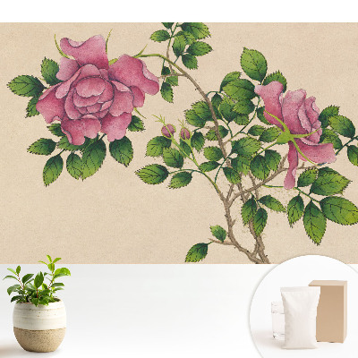 Samolepící tapeta Růžová krása v klasickém stylu