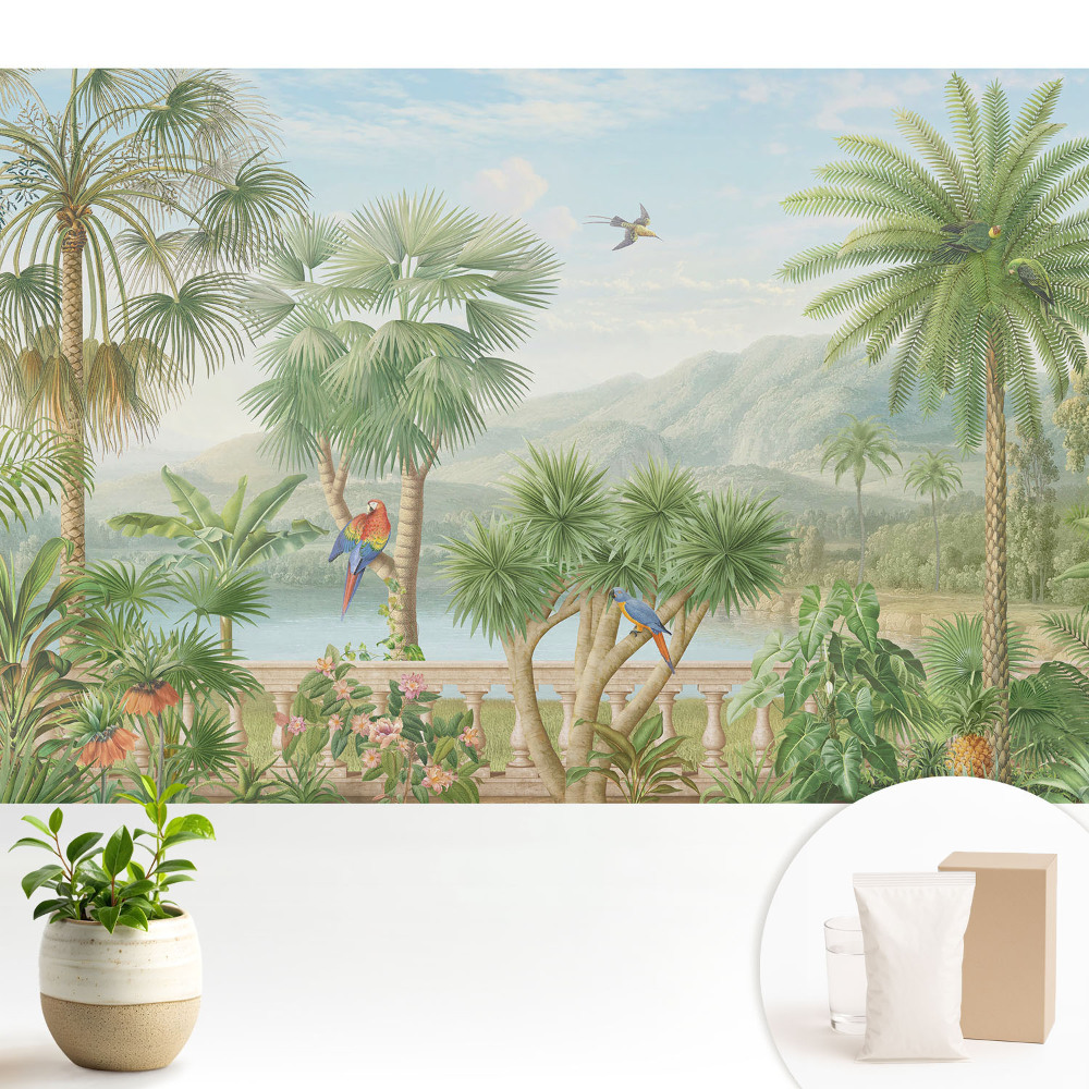 Tapeta s motivem tropické oázy