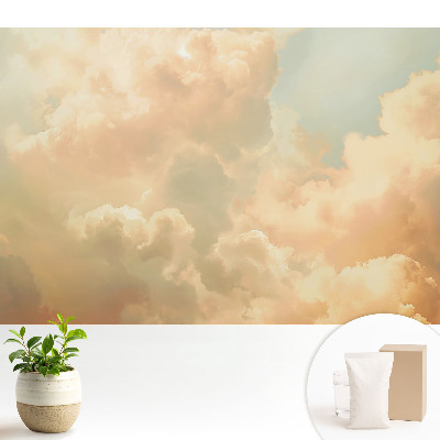 Tapeta na zeď Pastelové mraky na míru