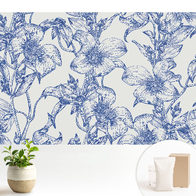 Samolepící tapeta Elegantní klasický květinový vzor