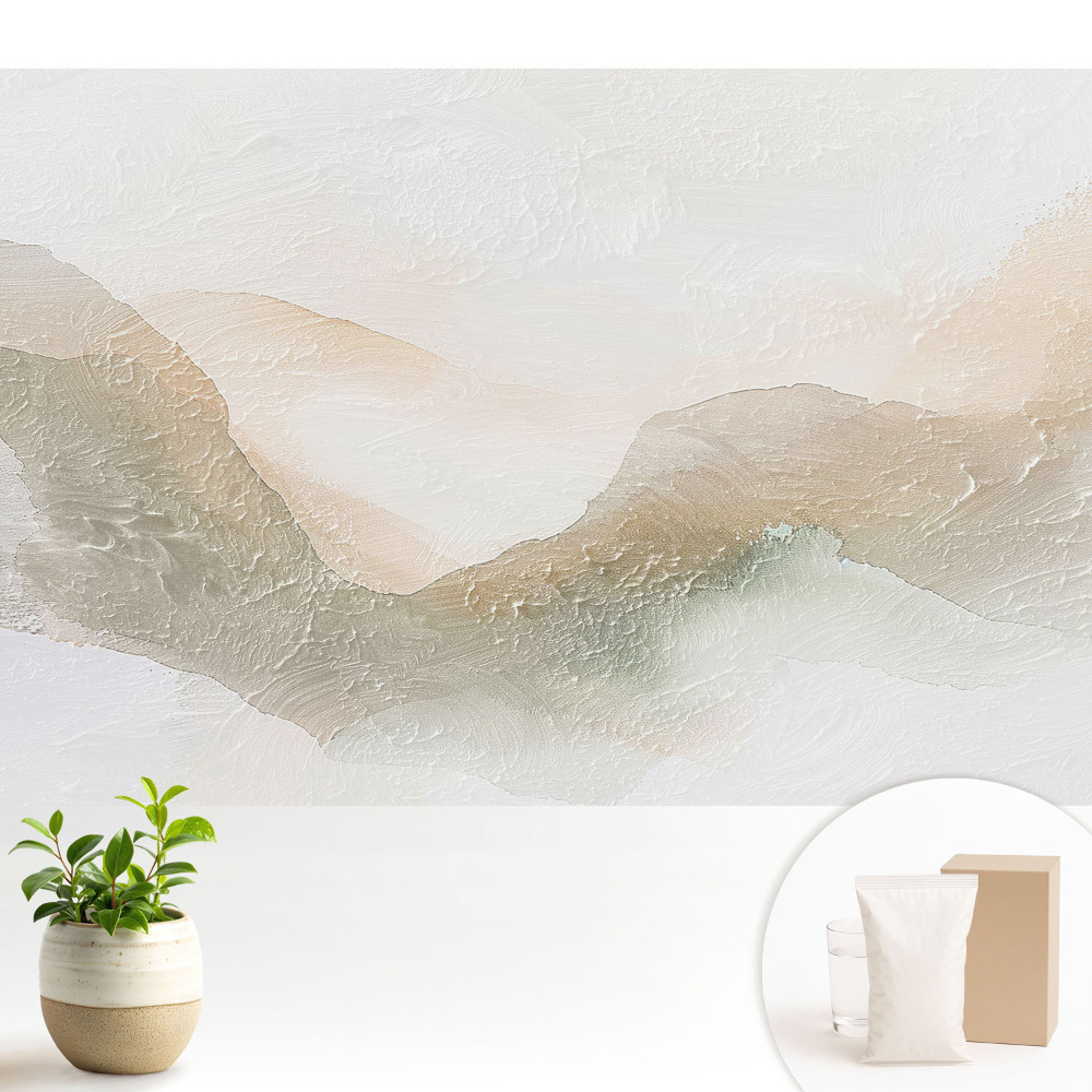 Tapeta na zeď s jemnou abstraktní kompozicí