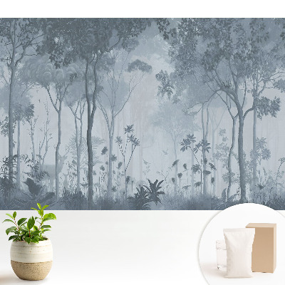 Tapeta do obyvaku Jemná lesní mlha plná tajemství