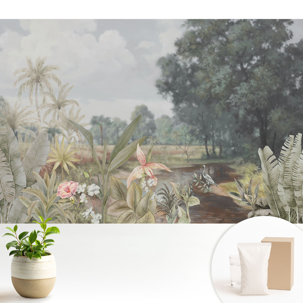 Tapeta na zeď Tropická oáza zeleně