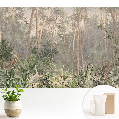 Samolepící tapeta Pastelové téma přírody tropického lesa