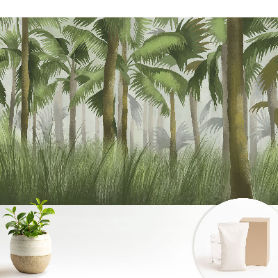 Tapeta s exotickou tropickou vegetací