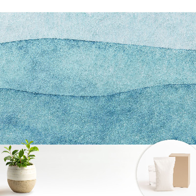 Tapeta na zeď s motivem vln přírody v abstraktním provedení pro vytvoření klidné atmosféry