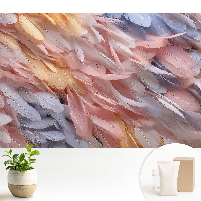 Tapeta do obyvaku Lehkost pastelových peří