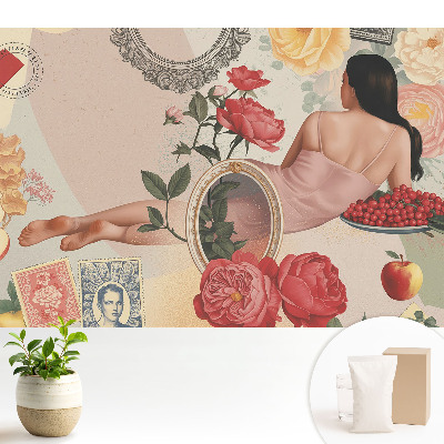 Samolepící tapeta Romantické květinové aranžmá