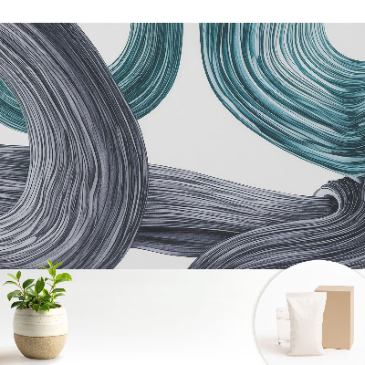 Tapeta do obyvaku Abstraktní kompozice prostorových čar