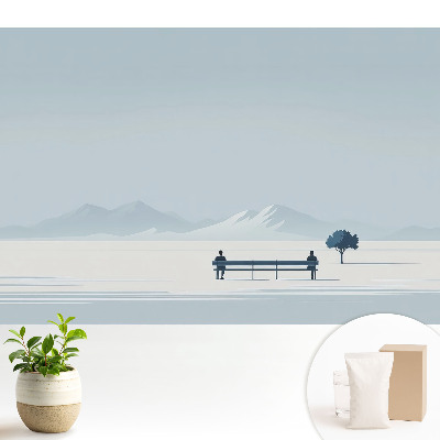 Tapeta „Mír na lavičce pod stromem