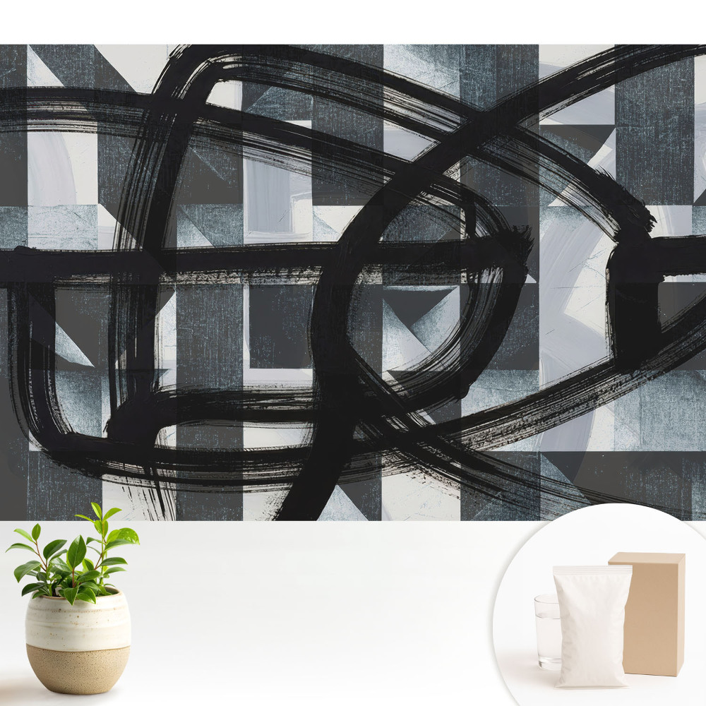 Tapeta na zeď Dynamická kontrastní abstrakce