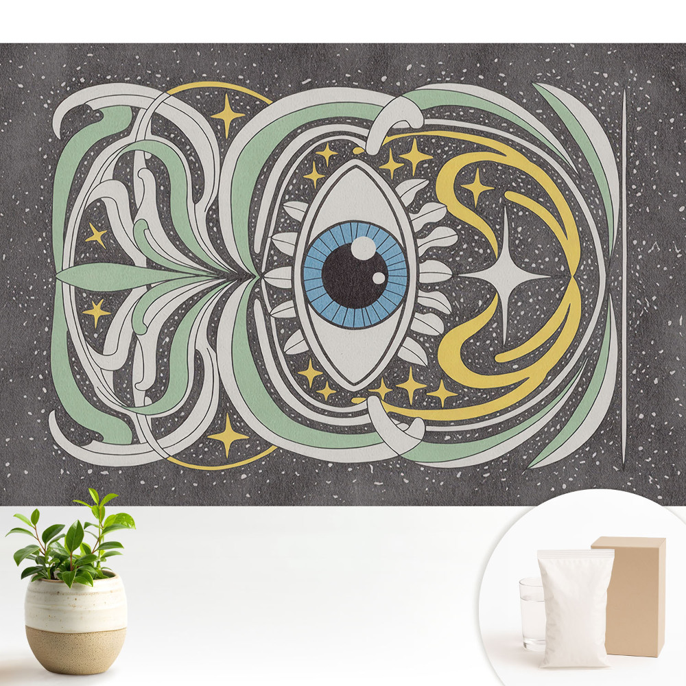 Tapeta s motivem symbolické abstrakce plné harmonie