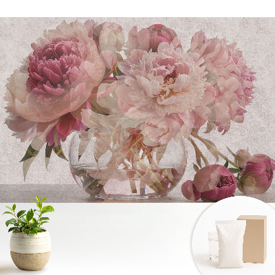 Samolepící tapeta Romantická kytice pivoněk
