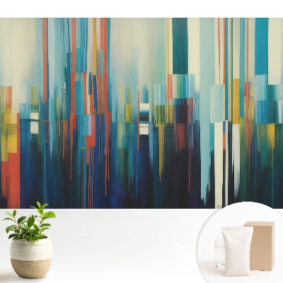 Tapeta Barevné, svislé pruhy abstrakce