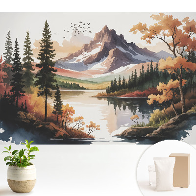 Samolepící tapeta Podzimní horské panorama